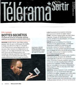 2024 Télérama Interview Markobi