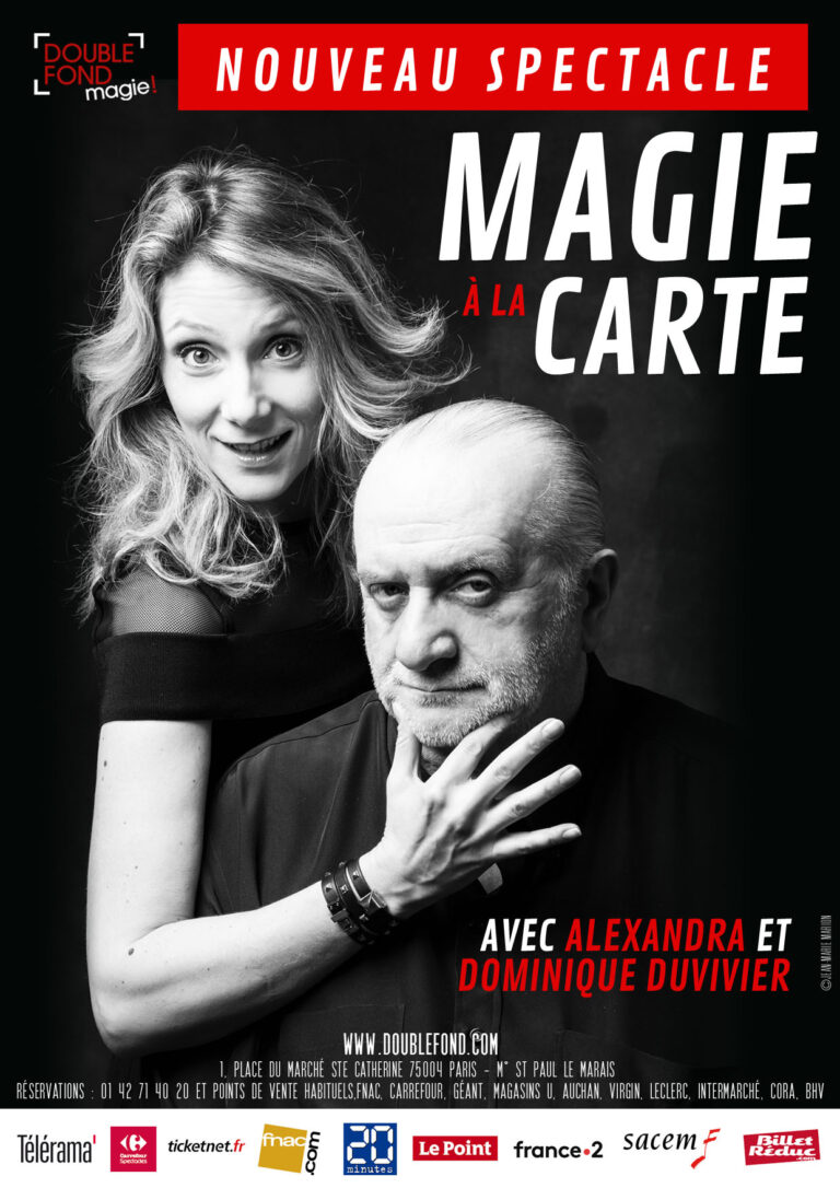 affiche magie à la carte
